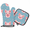 Multicolor 3, variant on CURLYOOT Outdoor Picnic Themed Oven Mitts and Pot Holders Sets of 2, Non-Slip Washable Hot Pads and Oven Gloves for Kitchen Cooking Baking
