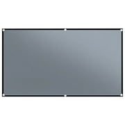 COFEST Projector Screen Movie Projector Screen 16:9 Foldable And Portable AntiCrease Indoor Outdoor Projection Double Sided Video Projector Screen For Home,Party,Camp Gray A