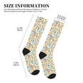 thumbnail image 2 of Lsque Simple Drawing Pattern Sport Compression Socks for Men & Women 15-20 mmHg Knee High Nurse Pregnant Running Medical and Travel Athletic, 2 of 6