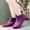 Purple, variant on Women's Ankle Rain Boots, Low-Cut Short All-Season Use Everyday Casual Casual Shoes Black 6