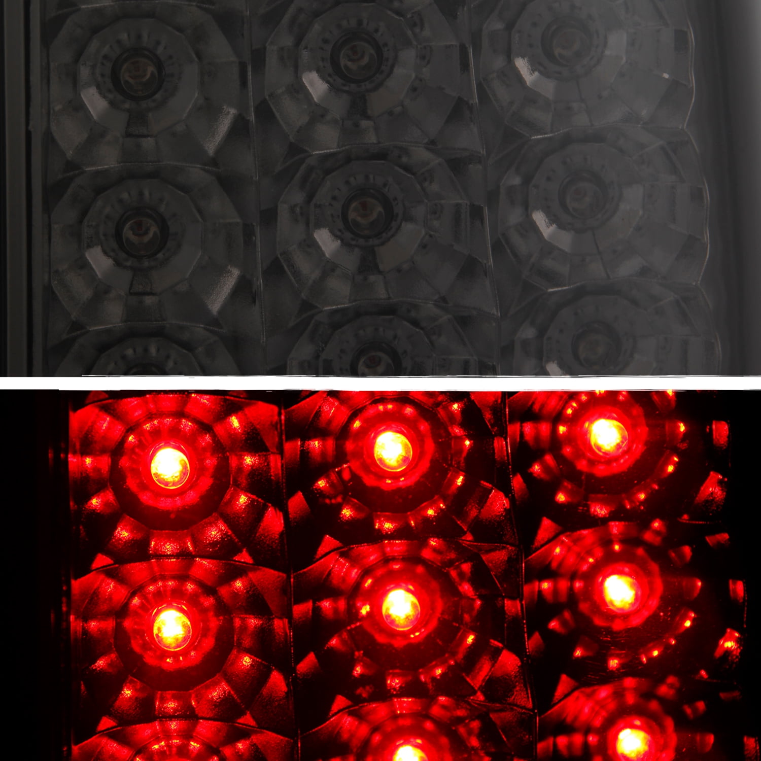 AKKON - For 1999-2002 Chevy Silverado 09-03 GMC Sierra Pickup Truck Smoke G2 LED Tail Lights Brake Lamps Replacement