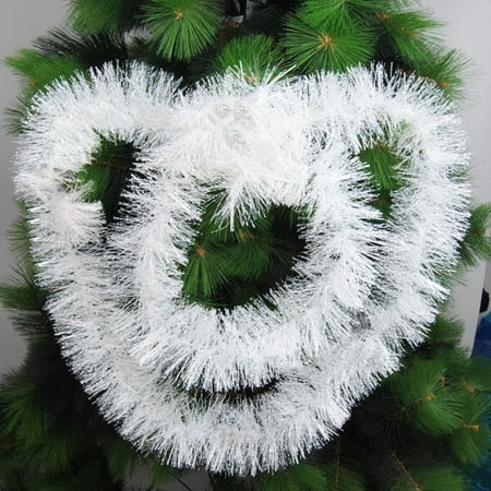 

Riapawel 2 Meters Long Dark Green And White Edge Christmas Snowflake Wool Strip Kindergarten Shopping Mall Ceiling Decoration Christmas