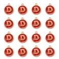 thumbnail image 2 of Golden Plated Alloy Enamel Charms Cadmium Free & Lead Free Enamelled Sequins Flat Round with Letter Red Letter.D 14x12x2mm Hole: 1.5mm, 2 of 5