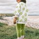 thumbnail image 1 of Odeerbi 2-8 Años Conjunto Niña Sudadera Daisy Algodón Cuello Redondo Mallas Conjunto Dos Piezas Primavera Sudadera Cintura Elástica Pantalones Largos, 1 of 9