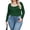 Dark Green, variant on Weardear Plus Size Tops for Women Scoop Neck Long Sleeve Tight T Shirts Casual Basic Tunic Tops