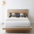 thumbnail image 6 of Yayeee Pillowcase Standard Size Set of 2 Satin Wrinkle Resistant Pillow Case, White Halloween Dog, 6 of 7