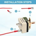 thumbnail image 5 of 2pcs Temperature Control Switch 250V, 16A 60-200°C Capillary Thermostat, 5 of 6