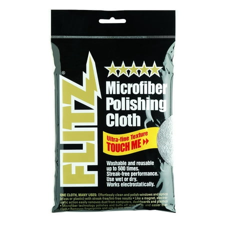 Silver Microfiber Polishing Cloth (MC200 Thick 'n Thirsty 16