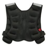 Reebok Delta Weighted Vest 12Lb, 20lb, 40lb, Black, Adjustable, Unisex Sizing