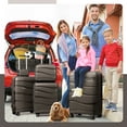 thumbnail image 5 of Joyway 5-Piece Luggage Set PP Hardshell Spinner Suitcase with TSA Lock - (Expandable Carry-On 20 Inch) (24 Inch 28 Inch) for School, Travel, Weekend-Brown, 5 of 10