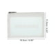 thumbnail image 2 of Ofertas Únicas 1 Pc Bolsa de Maquillaje Plana Transparente y Portátil para Vacaciones, Camping, Viajes, Gimnasio de Cuero PU Blanco, 2 of 4