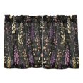 thumbnail image 7 of Yayeee Kitchen Curtains Tier Pair Light Filtering 27"x24" Rod Pocket Short Cafe Window Panel, Purple Floral Pattern, 7 of 7