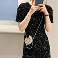 thumbnail image 3 of Mini Alloy Seashell Crossbody Bag Stylish Women's Shoulder Purse Compact Makeup Clutch For Everyday, 3 of 8