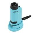 thumbnail image 1 of Kids Handheld Microscope, Rotating  LED Light Eye Protection 180x Children Pocket Microscope  For Students For Field Sky Blue 2211,Yellow 2212, 1 of 8