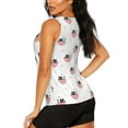 thumbnail image 3 of Easygdp Umbrella Cat Women's Workout Tank Top, Running Top, Hiking Shirt, Quick-Dry for Running, Yoga, Hiking - Medium, 3 of 9