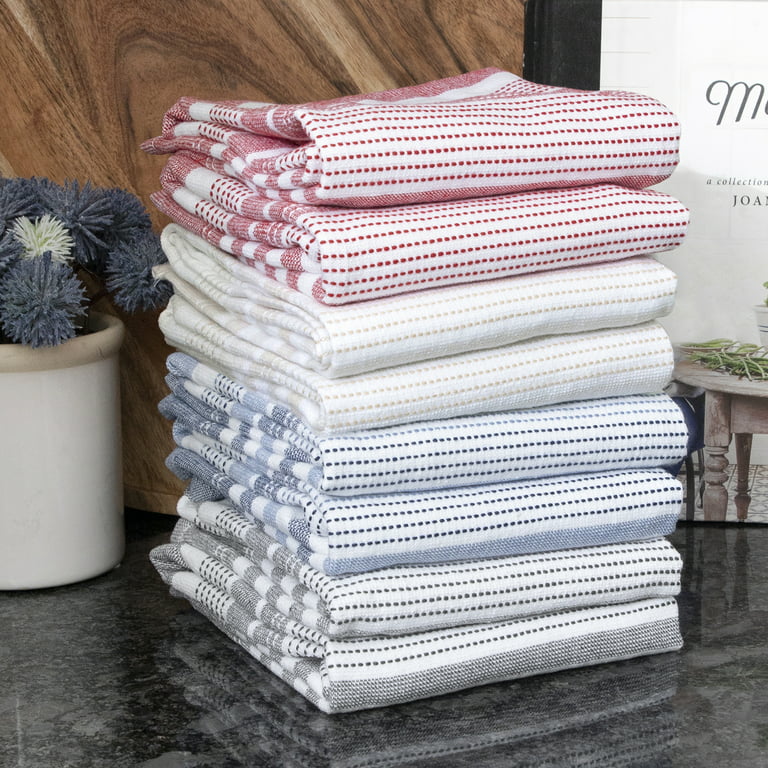 Ritz Terry Kitchen Towel and Dish Cloth Set, 95583A - Paprika - 100