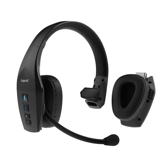 BlueParrott S650-XT 2-in-1 Convertible Wireless Bluetooth Headset with 96% Noise-Cancelling Microphone & Active Noise Cancellation, Black