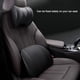 thumbnail image 4 of Almohada de soporte lumbar para asiento de automóvil Espuma viscoelástica negra Parte inferior de la espalda, 4 of 7