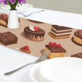 thumbnail image 4 of Yayeee Table Runner 70 inches Long Home Kitchen Dinning Party Decoration, Creamy Cake, 4 of 7