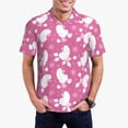 thumbnail image 1 of Fotbe Cute Poodle Dog Camiseta Polo de Golf para Hombre con Estampado – Camisa Deportiva Transpirable con Cuello Abotonado-4X-Large, 1 of 6