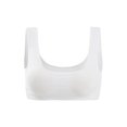 thumbnail image 1 of Entrenamiento Algodón Sin alambre Comodidad Cojín extraíble Chaleco Tops Sujetador blanco One Size, 1 of 6