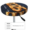 thumbnail image 4 of Hirioo 2025 Happy New Year 6 for Round Bar Stool Seat Covers Washable Stool Cushion Slipcover Elastic Bar Chair Covers for 12-14 Inch Chair-14 inch, 4 of 7