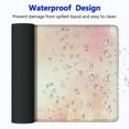 thumbnail image 4 of Large Mouse Pad, Cute Pink Desk Mat for Desktop, Women Girls PU Leather Waterproof Gaming, Rose Gold Marble Computer PC Laptop Protector Writing Pads for School Office Home, 4 of 6