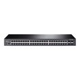 thumbnail image 1 of TP-Link JetStream T2600G-52TS - Commutateur - Géré - 48 x 10/100/1000 + 4 x SFP - Montable en Rack, 1 of 3