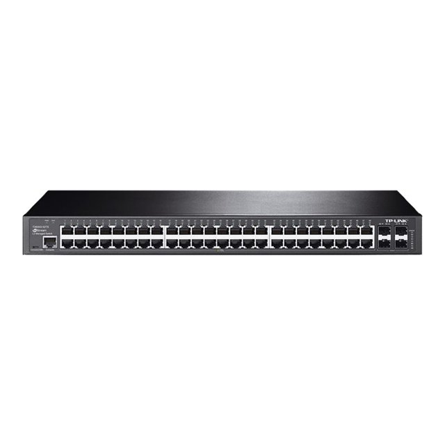 TP-Link JetStream T2600G-52TS - Commutateur - Géré - 48 x 10/100/1000 + 4 x SFP - Montable en Rack