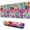 Pioneer Flower Floral, variant on Long Mouse Pads for Desk,Pioneer Flower Floral Print Pattern Desk Mats on Top Of Desks, Desk Mouse Pad Extra Large with 3mm Non-Slip Base and Stitched Edge for Gaming,Office,Work,Home 31.5"x11.8"