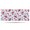 Pioneer Flower Floral, variant on Pioneer Flower Floral Print Pattern Bathroom Rugs Mat, Non Slip Microfiber Bathroom Rug with Rubber Backing, Soft Mats for Bathroom Floor Tub Shower, 24"x60"