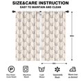 thumbnail image 2 of Blackout Kids Curtains,Beige Buffalo Skull Pattern Childrens Insulated Curtains Set Of 2,Bedroom Essentials,Toddler Room Decor 42"x84", 2 of 5