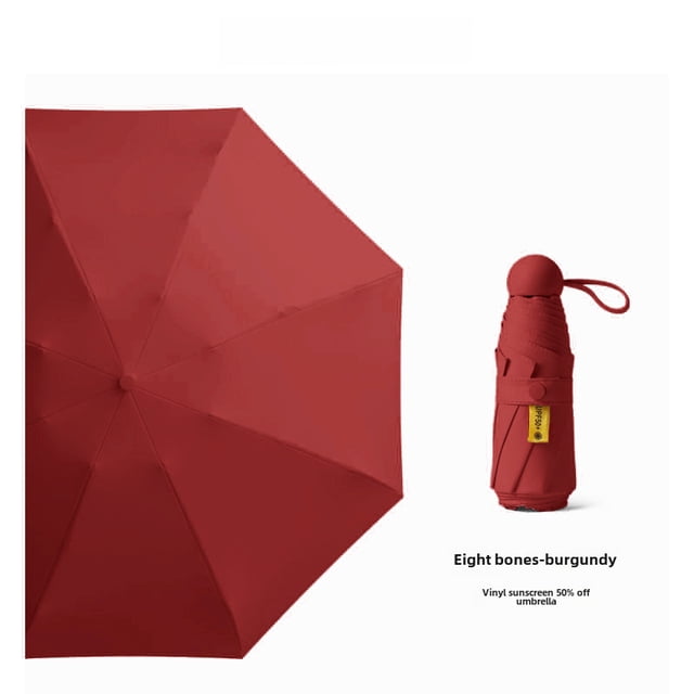 Mini sombrilla bronceadora Love, sombrilla para mujer, protección solar UV, sombrilla compacta, portátil, sombrilla plegable