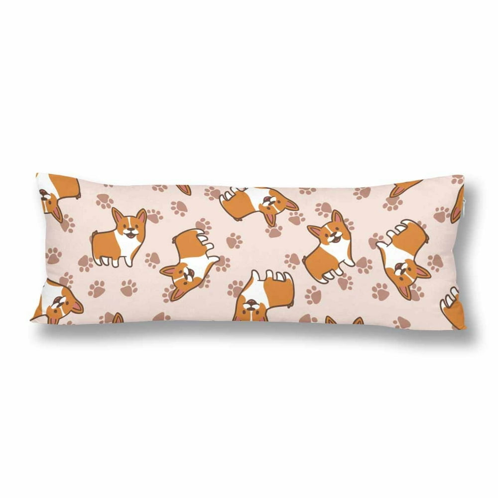 MKHERT Cute Animal Dog Body Pillow Pillowcase Pillow Protector Cushion