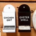 thumbnail image 2 of Hanging Gravity Poultry Feeder, Grit Dispenser Chicken Feeder, No Waste Design Feeding Station for Hens Ducks Coop, 2 of 5