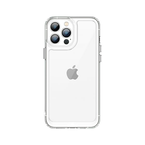 SaniMore for iPhone 15 Pro Case (6.1 inch 2023 Release), Soft Shockproof TPU Bumper Crystal-clear PC Back No-yellowing Anti-drop Ultra-slim Lightweight Rugged Cover, Clear