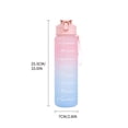 thumbnail image 2 of 750ml Three Color Gradient Sports Water Cup, Sports and Fitness Hydration, Suitable for Daily Exercise and Fitness Use(Blue), 2 of 6