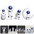 thumbnail image 4 of 1 Set Mini Astronaut Models Astronaut Statues Gray Decorative Space Decoration Astronaut Home Desktop Decoration, 4 of 4