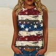 thumbnail image 2 of VerPetridure Womens American Flag Tank Tops Patriotic Shirts for Women 4th of July Tanks Top Loose Fit Summer Ring Tees Top, 2 of 5