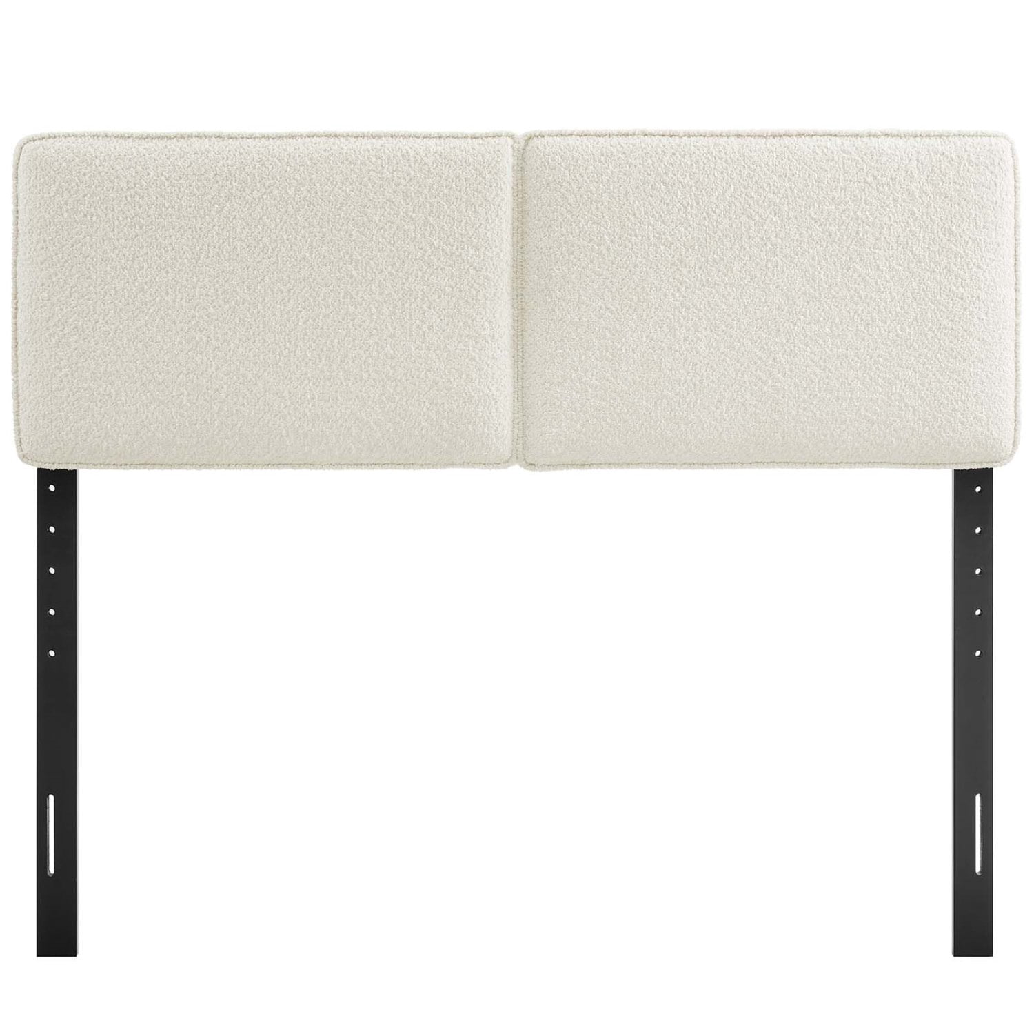 Headboard, Full Size, Cream Off White, Fabric, French Bedroom, Modern Contemporary HB36840