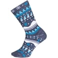 thumbnail image 4 of SockGuy Winter Sweater Wool Socks - 6 inch, Blue/Gray/White, Small/Medium, 4 of 4