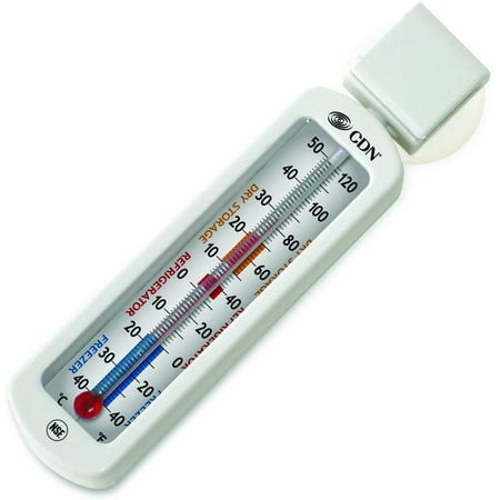 

CDN EFG120 ProAccurate Economy Refrigerator/Freezer Thermometer -40 Degree F to 120 Degree F/-40 Degree C to 50 Degree C