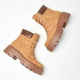 thumbnail image 6 of Yolanda Zula Lace-up Combat Boots Ankle Bootie for Women-Water-Resistant Side Zip Platform Lug Sole Boots, 6 of 7