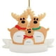 thumbnail image 1 of Adornos Colgantes Para Árbol De Navidad 2021 Con Cordón Fawn Family 2-6 Personas Diy Nombre Bendición Colgante Regalo Para Amigos O Familiares Vogacara AP006895-01, 1 of 6