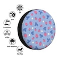 thumbnail image 4 of Naloa Strawberry And Flowers PVC Leather Spare Tire Wheel Cover for Car Truck SUV Camper Trailer Universal Fit many size16 inch, 4 of 6