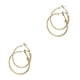 thumbnail image 4 of Qarigey 1 par de pendientes de niña, pendientes de aro grande para mujer, regalo para amiga, decoración para mujer Type21 NO21, 4 of 6