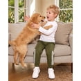 thumbnail image 4 of Toddler Boys Clothes Boys Pants Toddler Kids Boys Sweatpants 3 Pack Elastic Waist Joggers Athletic Pants 3T 4T 5T Size 6 7 Blue Green Brown, 4 of 7