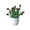 B, variant on Dongrere Artificial Potted Plants with White Plastic Pot Fake Bush Greenery Faux Flower Arrangement Decorative for Home Bedroom Office Desk, A