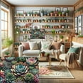 thumbnail image 4 of TOPLAYFUN Succulent Puzzle - 1000 Pieces Wooden Plant Jigsaw Puzzles for Succulent Lover Gift  - Succulent Decor Wall 29" x 19", 4 of 6
