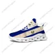 thumbnail image 1 of Zapatillas deportivas planas con la bandera de El Salvador para hombre y mujer, deportivas de alta calidad, con cordones y malla, hechas a medida., 1 of 6